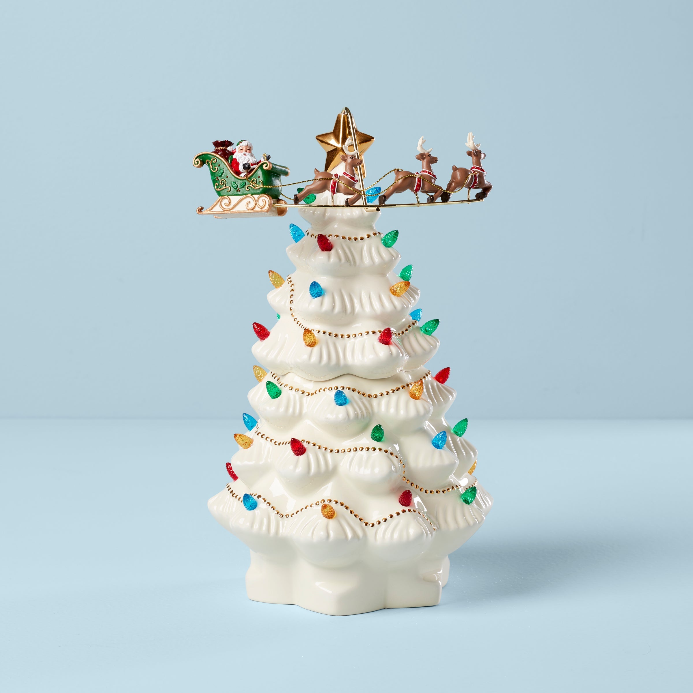 Treasured Traditions Tree with Santa
