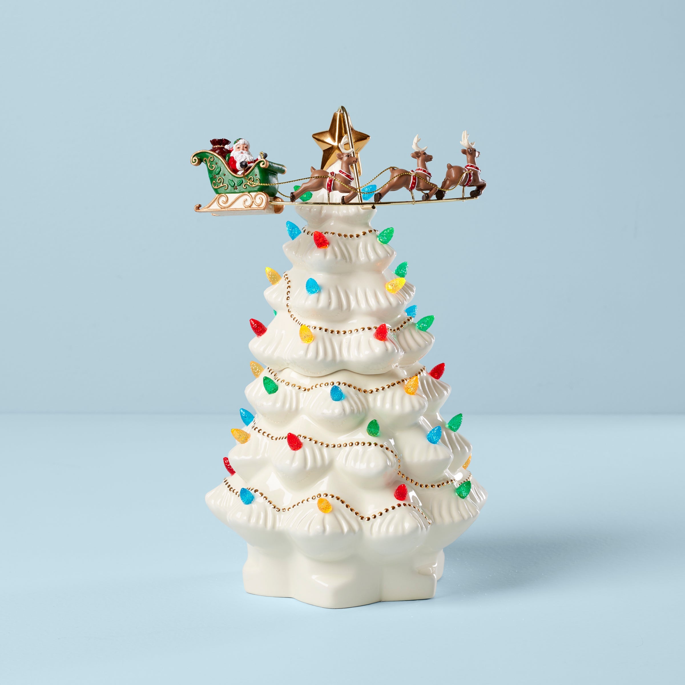 Treasured Traditions Tree with Santa - Image 2