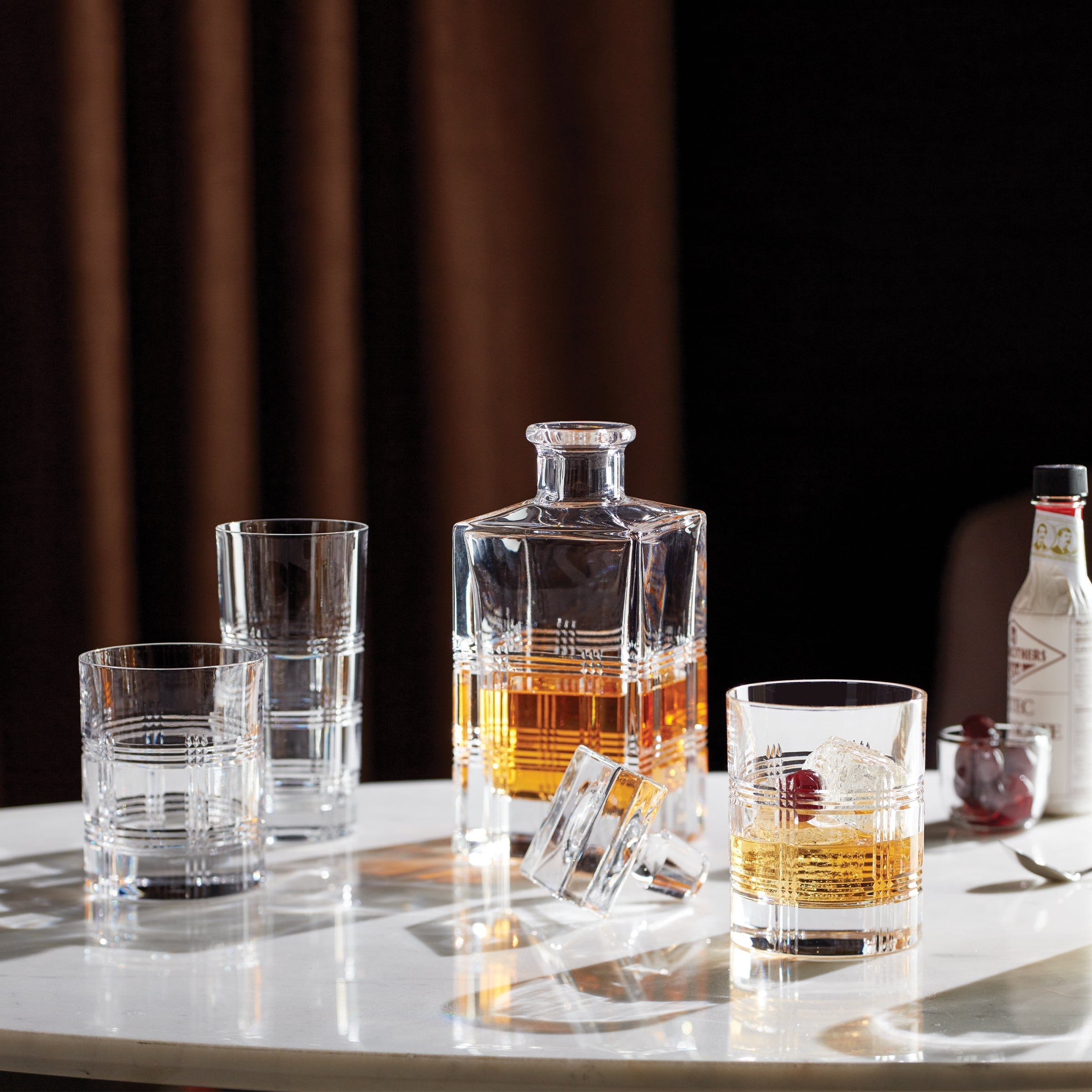Hudson Crystal Double Old-Fashioned Glasses. Set of 4 - Image 2