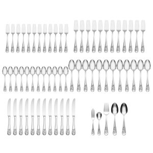 Alternative view of Chestnut Ridge 65-Piece Flatware Set