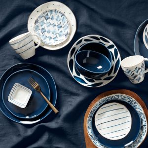Alternative view of Bay Colors Blue All-Purpose Bowls. Set of 4