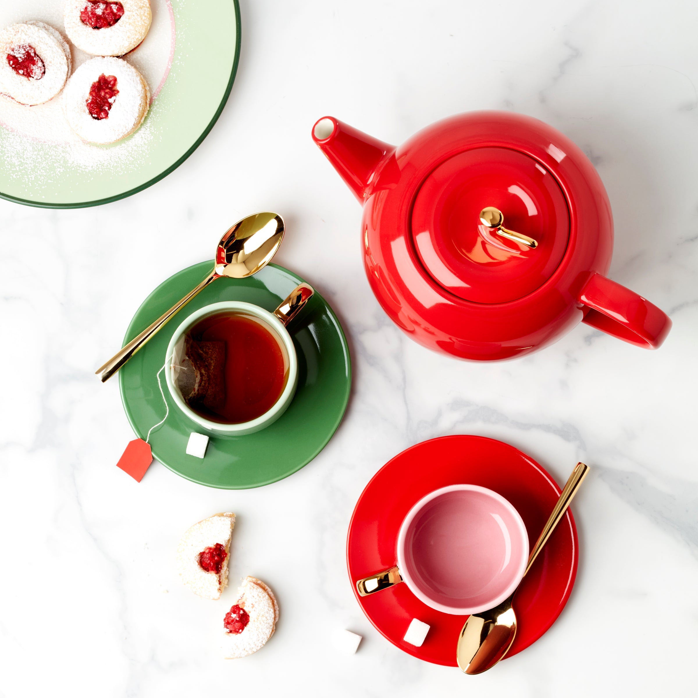 Make It Pop 8-Piece Cup & Saucer Set - Image 5