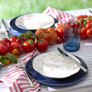 Alternative view of Garnet Bay 4-Piece Dessert Set