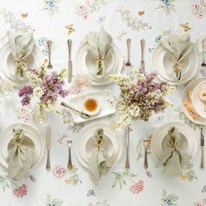 Alternative view of Bay Colors White Accent Plates. Set of 4