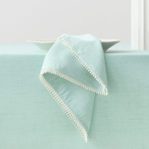 French Perle Ice Blue Napkin. Set of 2