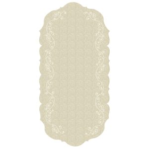 French Perle Linen Centerpiece Table Runner