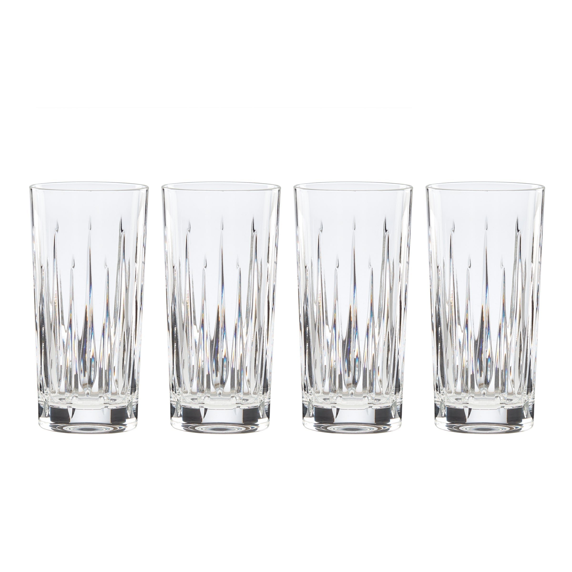 Soho Crystal Highball Glasses. Set of 4