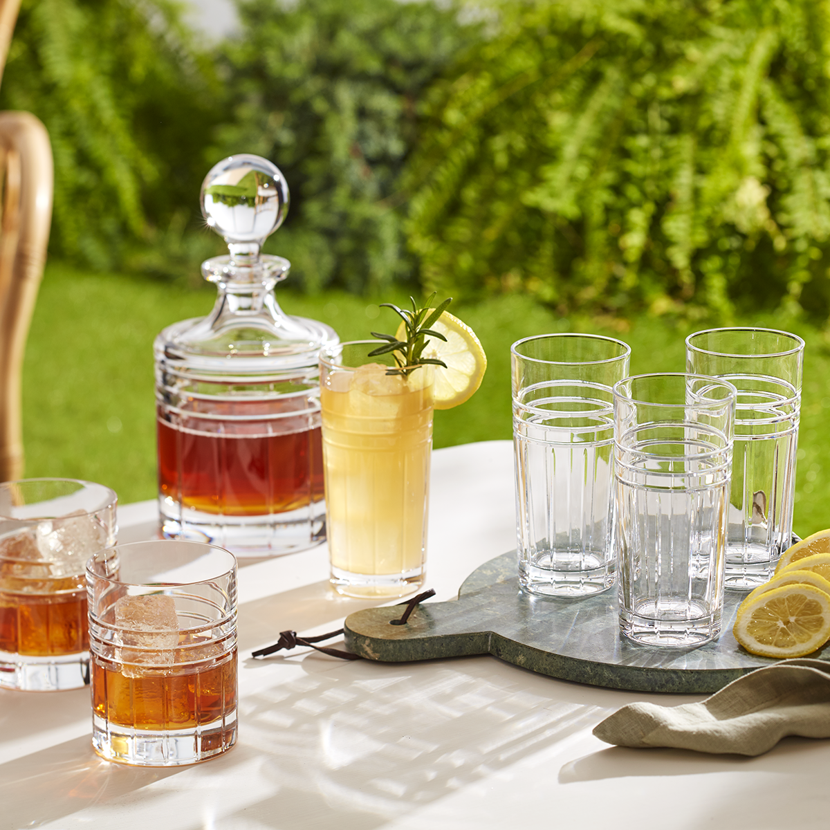 Tempo Crystal Double Old-Fashioned Glasses. Set of 4 - Image 2