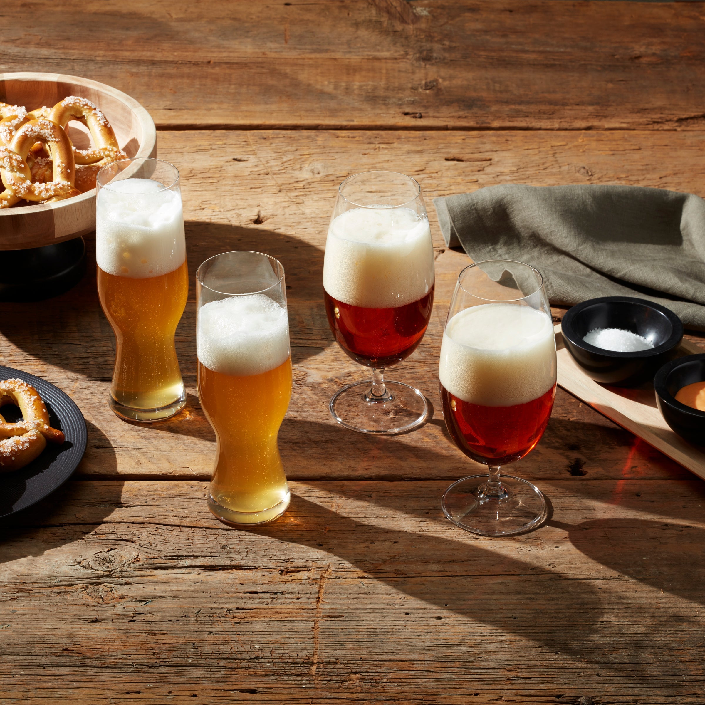 Tuscany Classics Assorted Beer Glasses. Set of 4 - Image 13