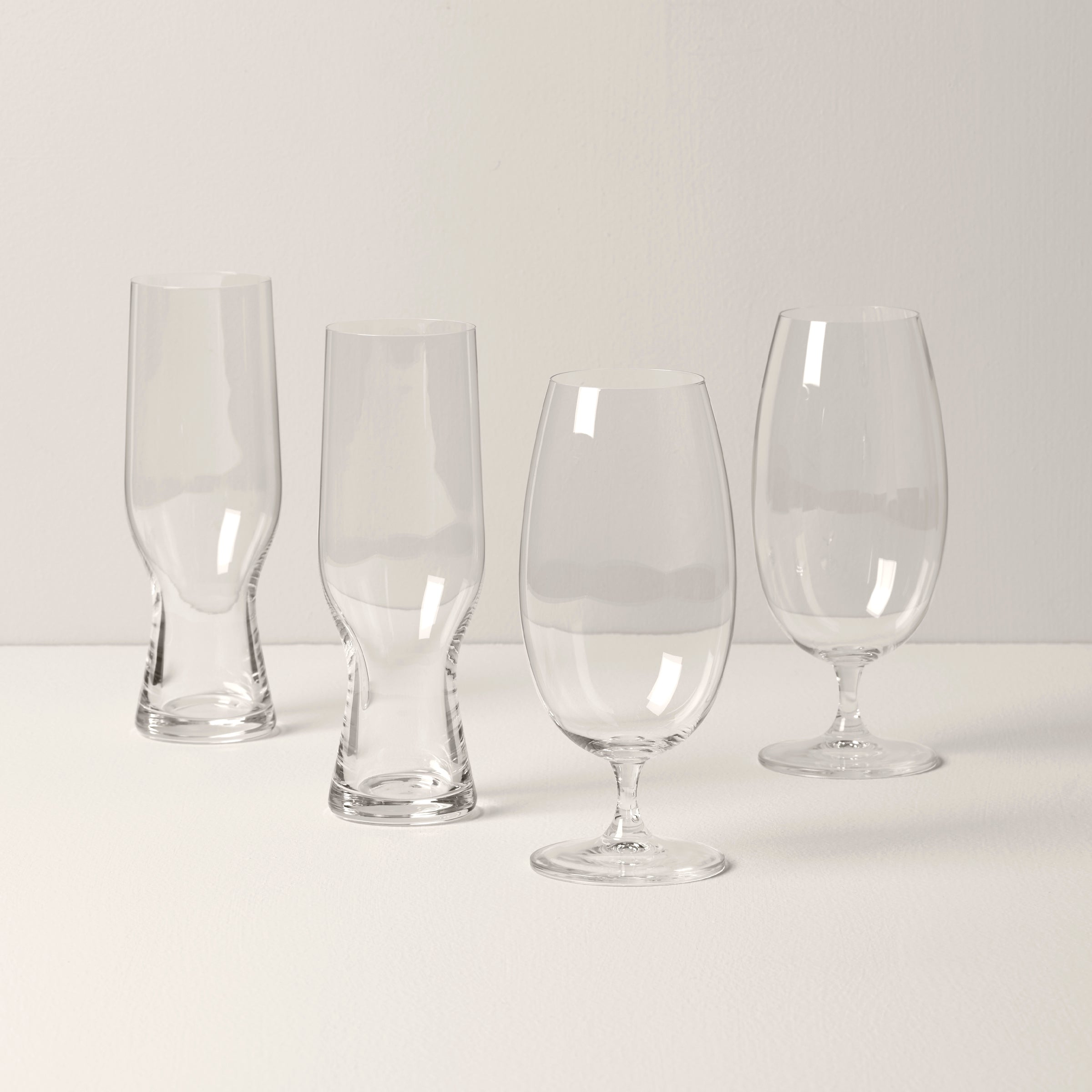 Tuscany Classics Assorted Beer Glasses. Set of 4