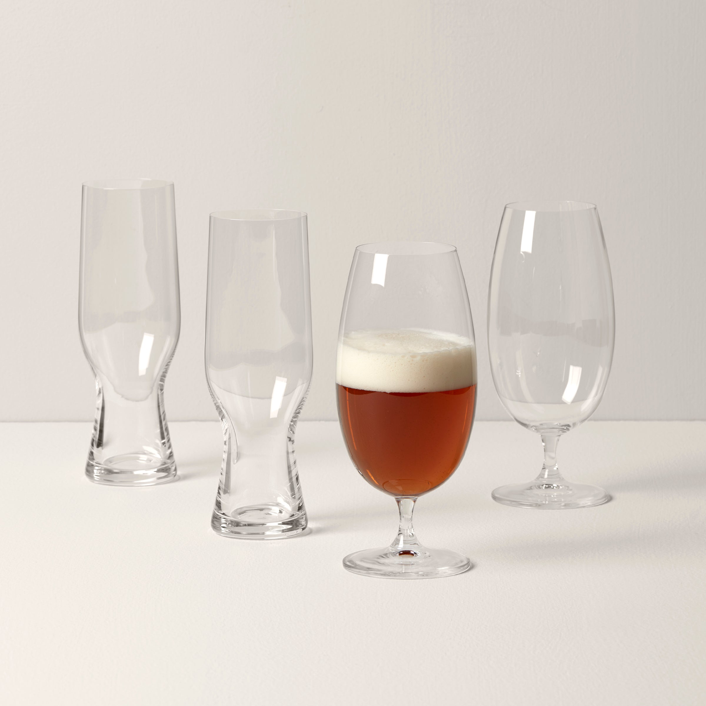 Tuscany Classics Assorted Beer Glasses. Set of 4 - Image 2