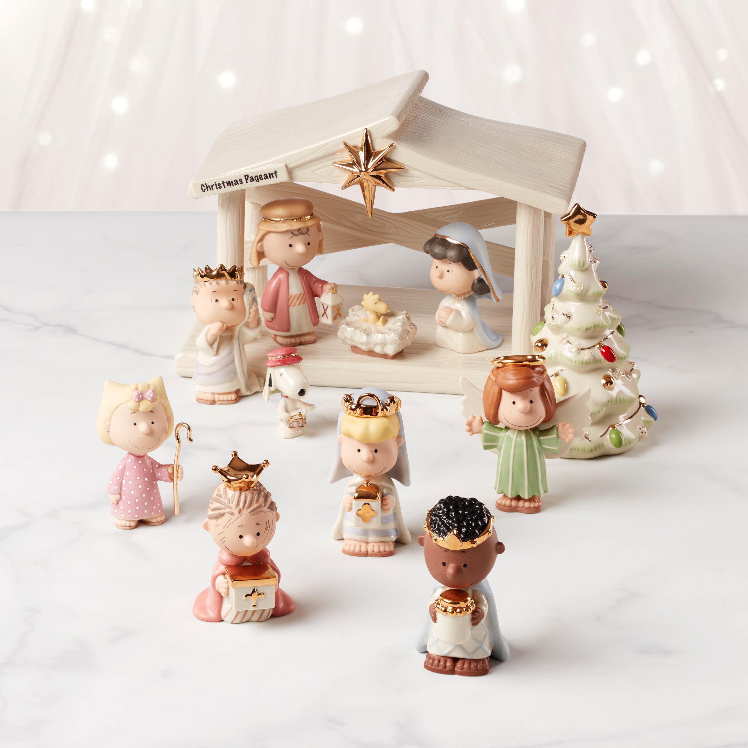 Peanuts Christmas Pageant Peppermint Patty Angel Figurine - Image 3