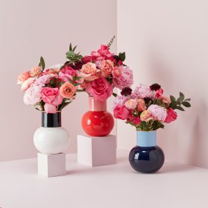 Alternative view of Make It Pop Warm Red Bouquet Vase