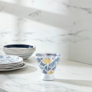 Alternative view of Blue Bay Ikat Stainless Steel Cocktail Tumbler