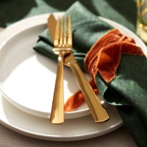 Alternative view of Aptitude Gold 20-Piece Flatware Set