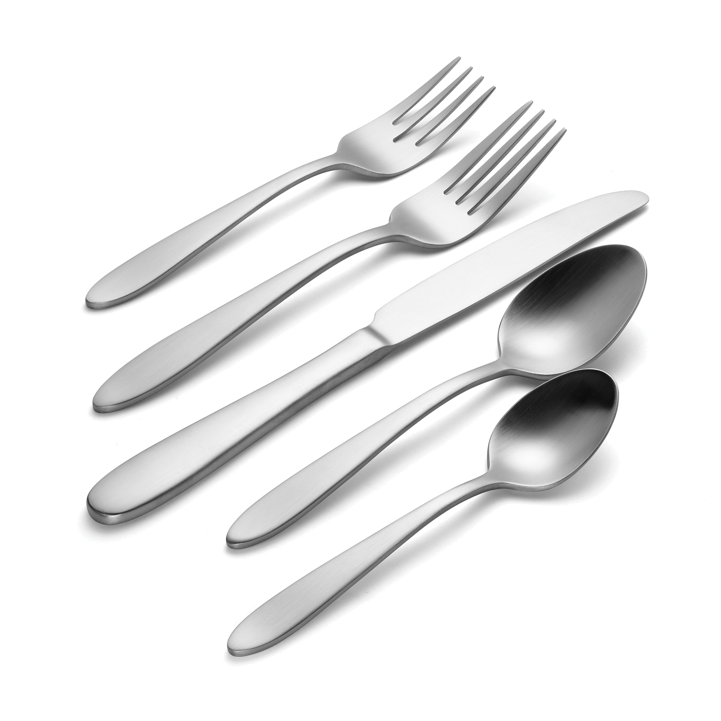 Mooncrest Satin 20-Piece Flatware Set - Image 4