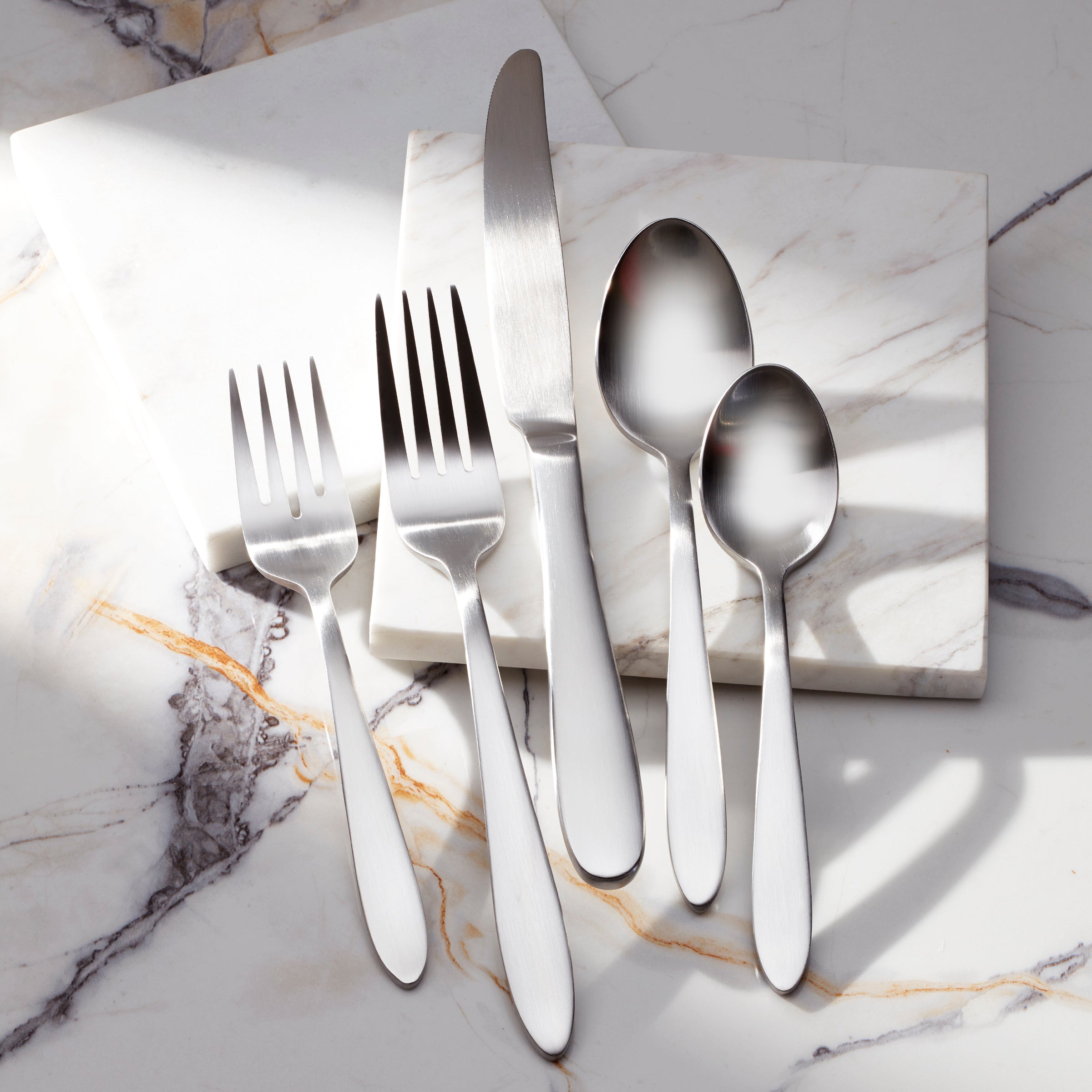 Mooncrest Satin 20-Piece Flatware Set - Image 3