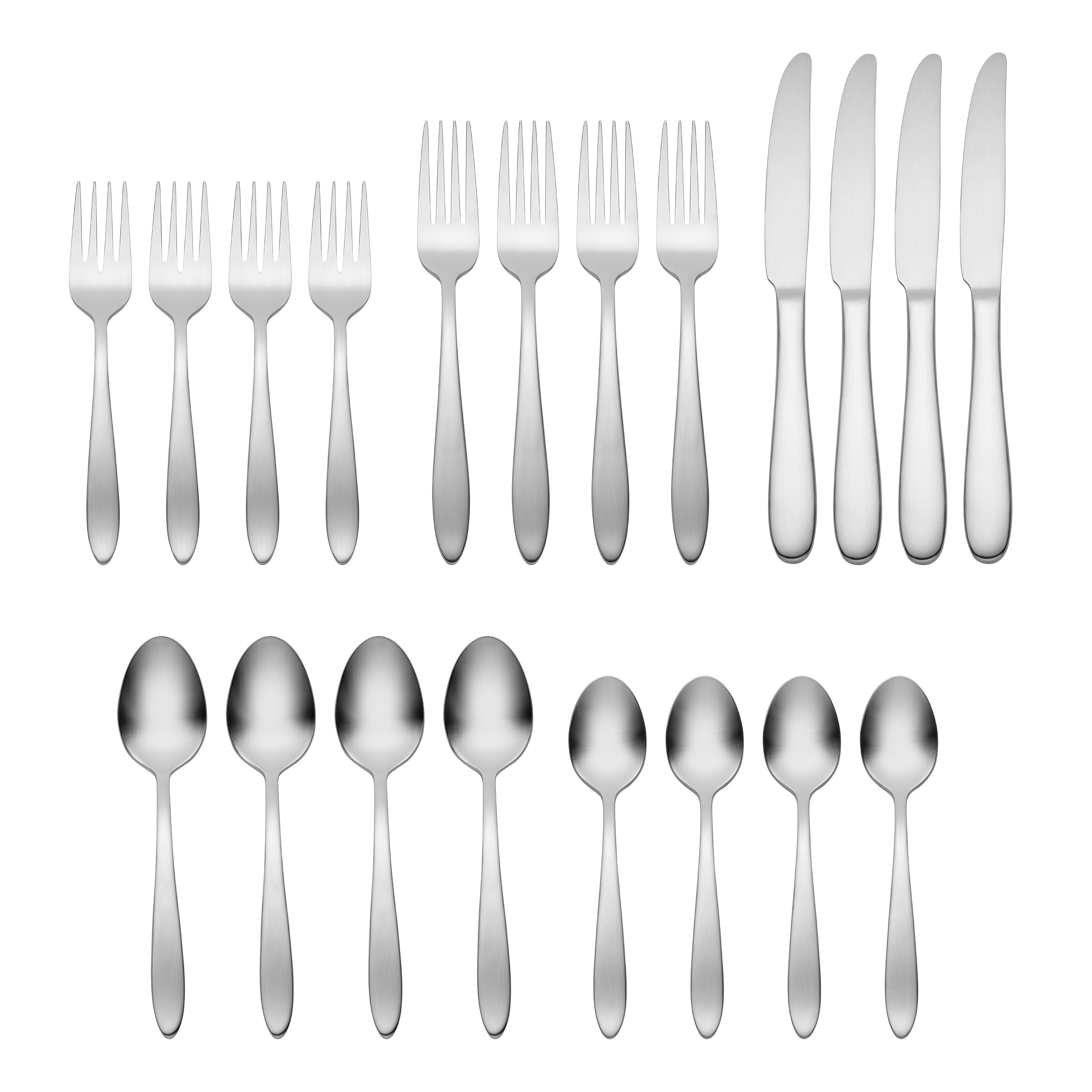 Mooncrest Satin 20-Piece Flatware Set - Image 5