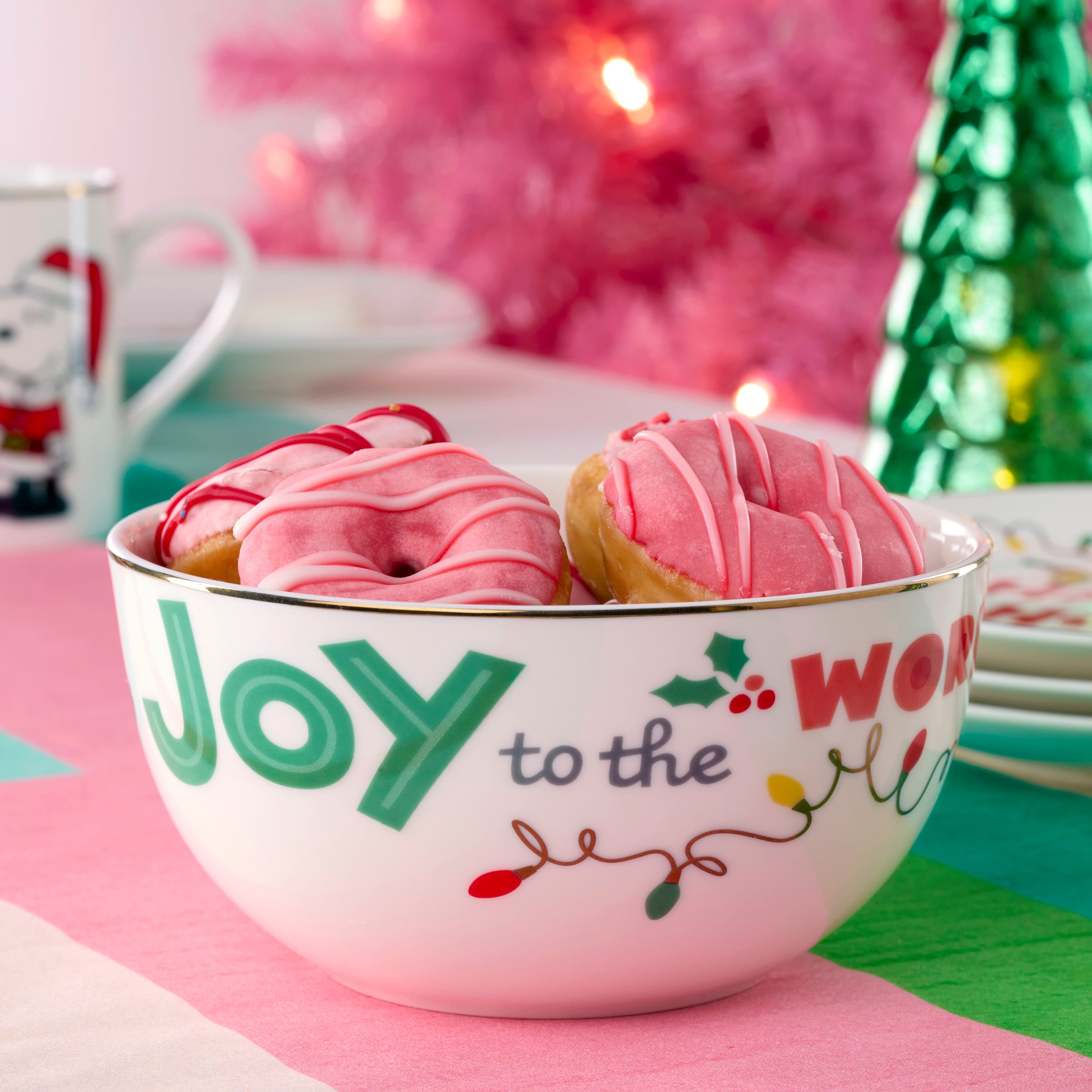 Snoopy Christmas All-Purpose Bowls. Set of 4 - Image 2