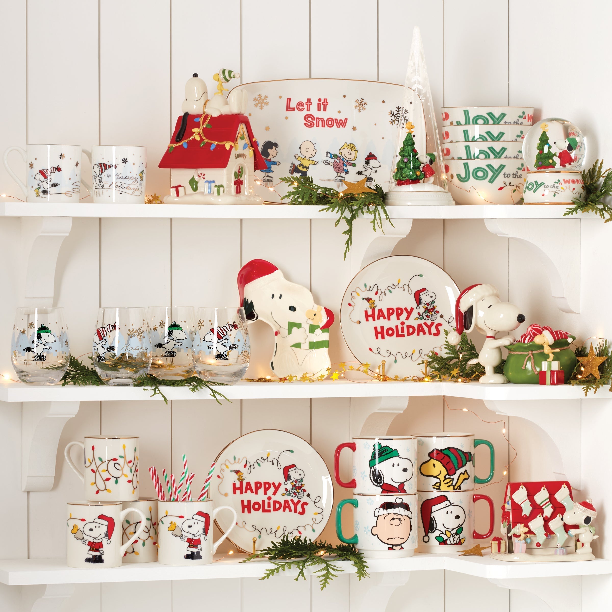 Snoopy Christmas Santa Sack Candy Bowl - Image 3