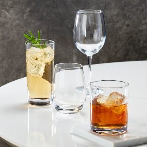 Alternative view of 5 O'Clock Double Old-Fashioned Glasses. Set of 4
