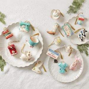 Alternative view of Personalized Ballet Slippers Ornament