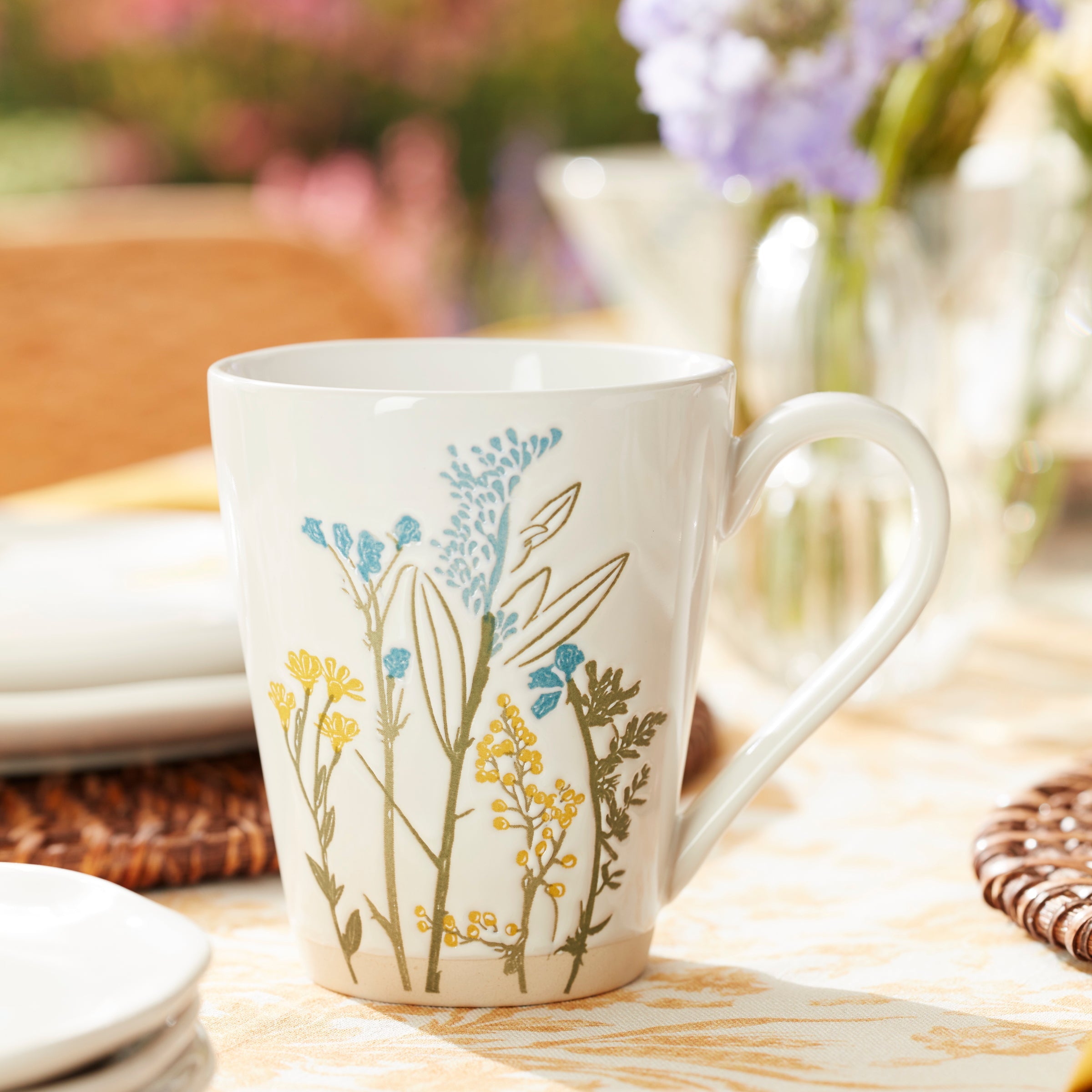Wildflowers Mugs. Set of 4 - Image 2
