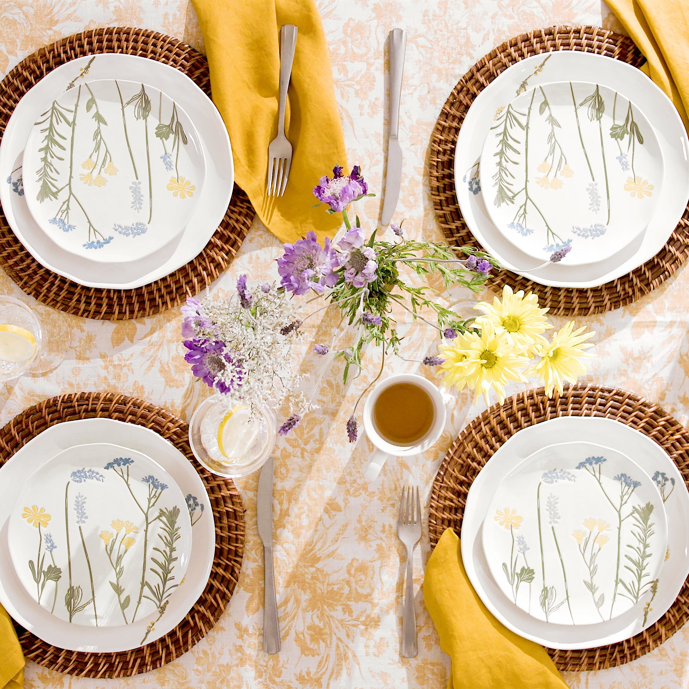 Wildflowers 12-Piece Dinnerware Set - Image 3