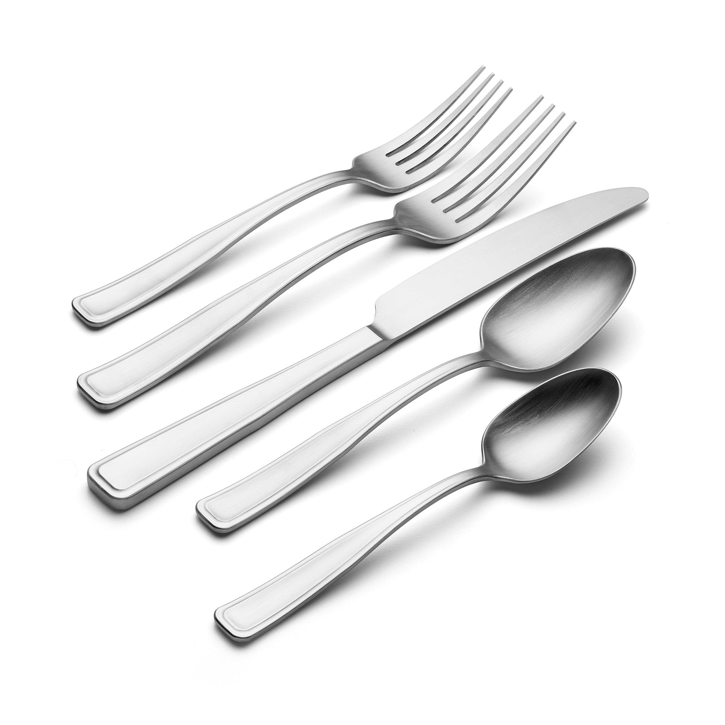 Reid Satin 20-Piece Flatware Set - Image 2