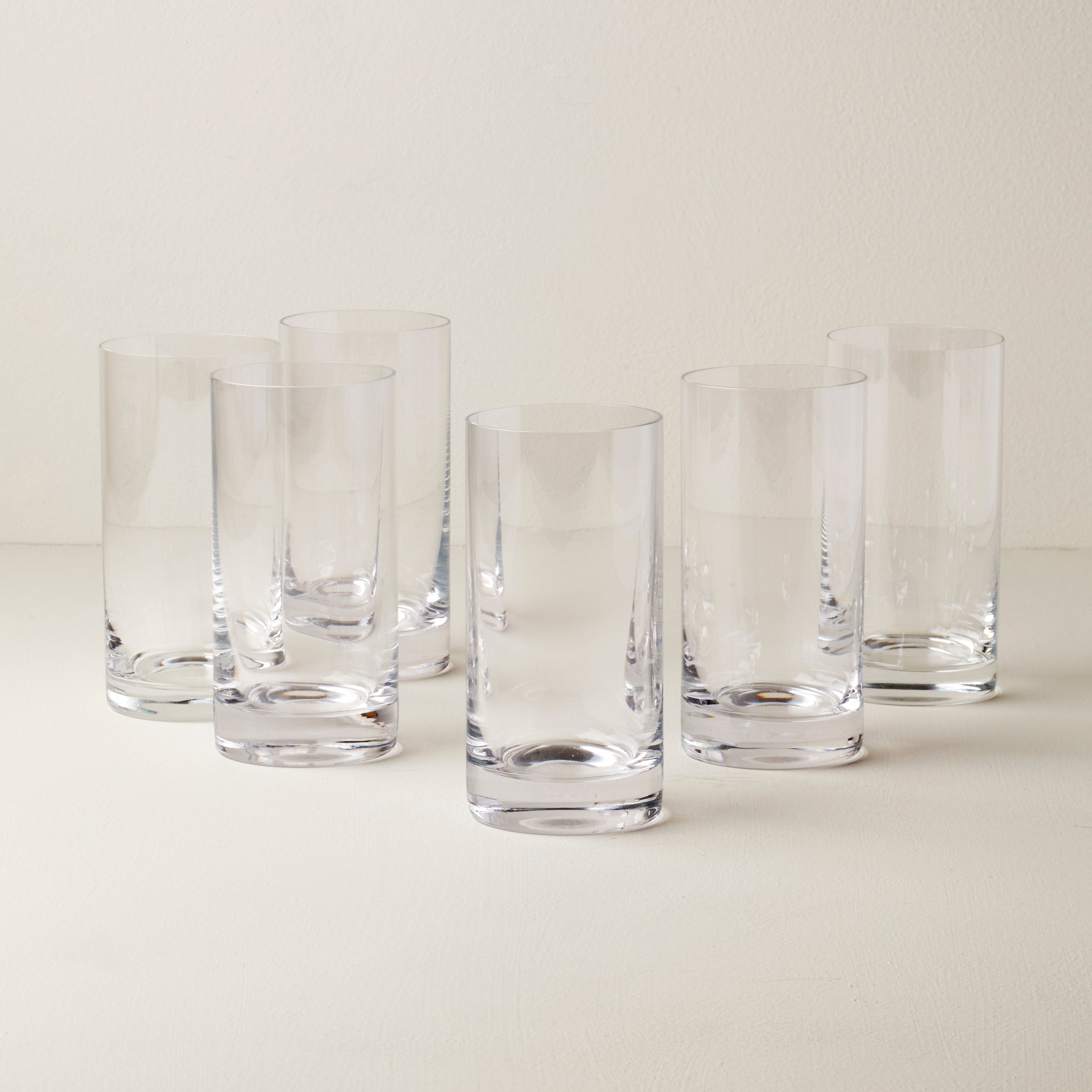 Tuscany Classics Cylinder Highball Glasses. Set of 6