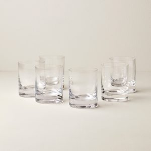 Tuscany Classics Cylinder Double Old-Fashioned Glasses. Set of 6