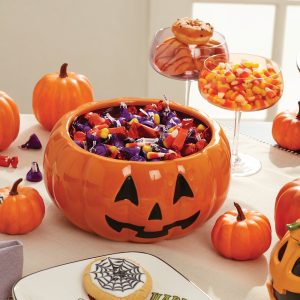 Alternative view of Halloween Pumpkin Candy Bowl