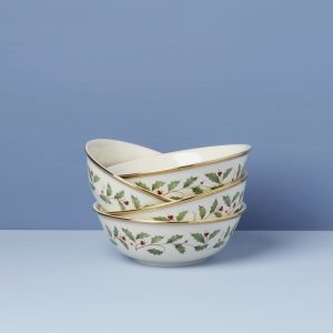 Holiday Dinnerware Place Setting Bowls. Set Of 4