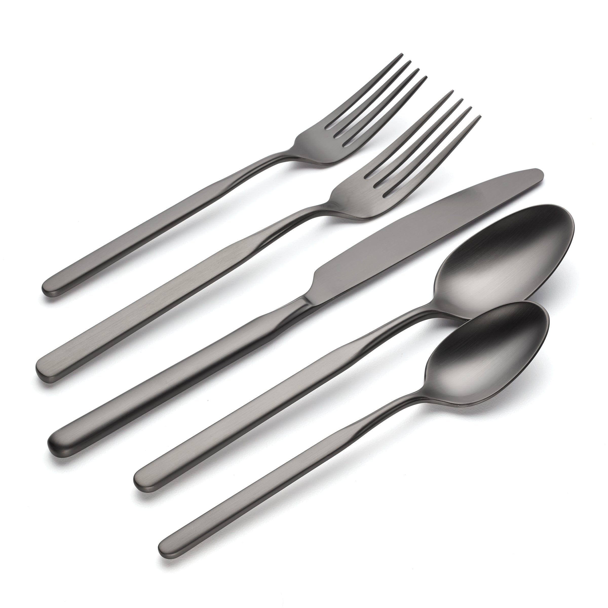 Mercer Gunmetal 5-Piece Place Setting - Image 2