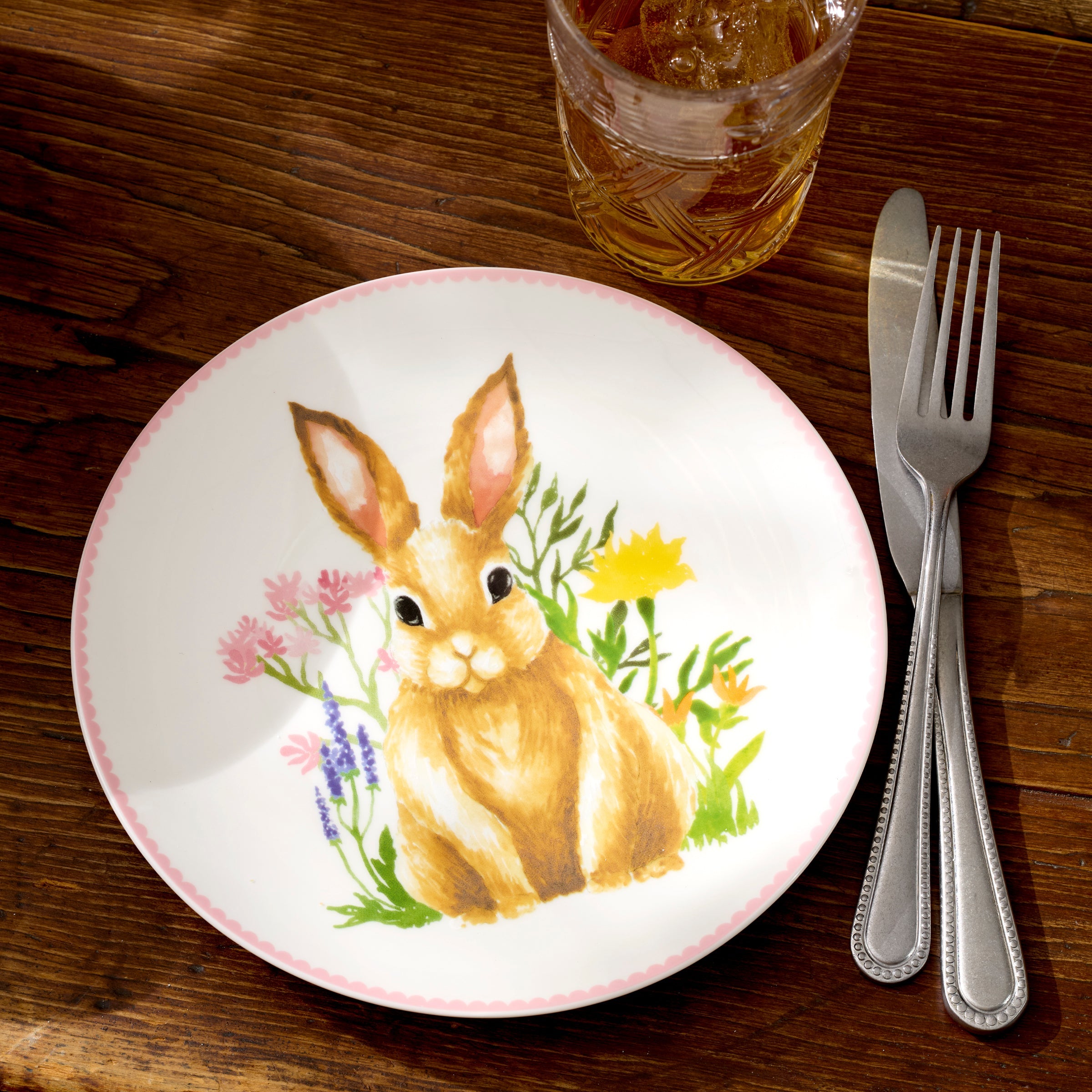 Bunny Accent Plates. Set of 4 - Image 4