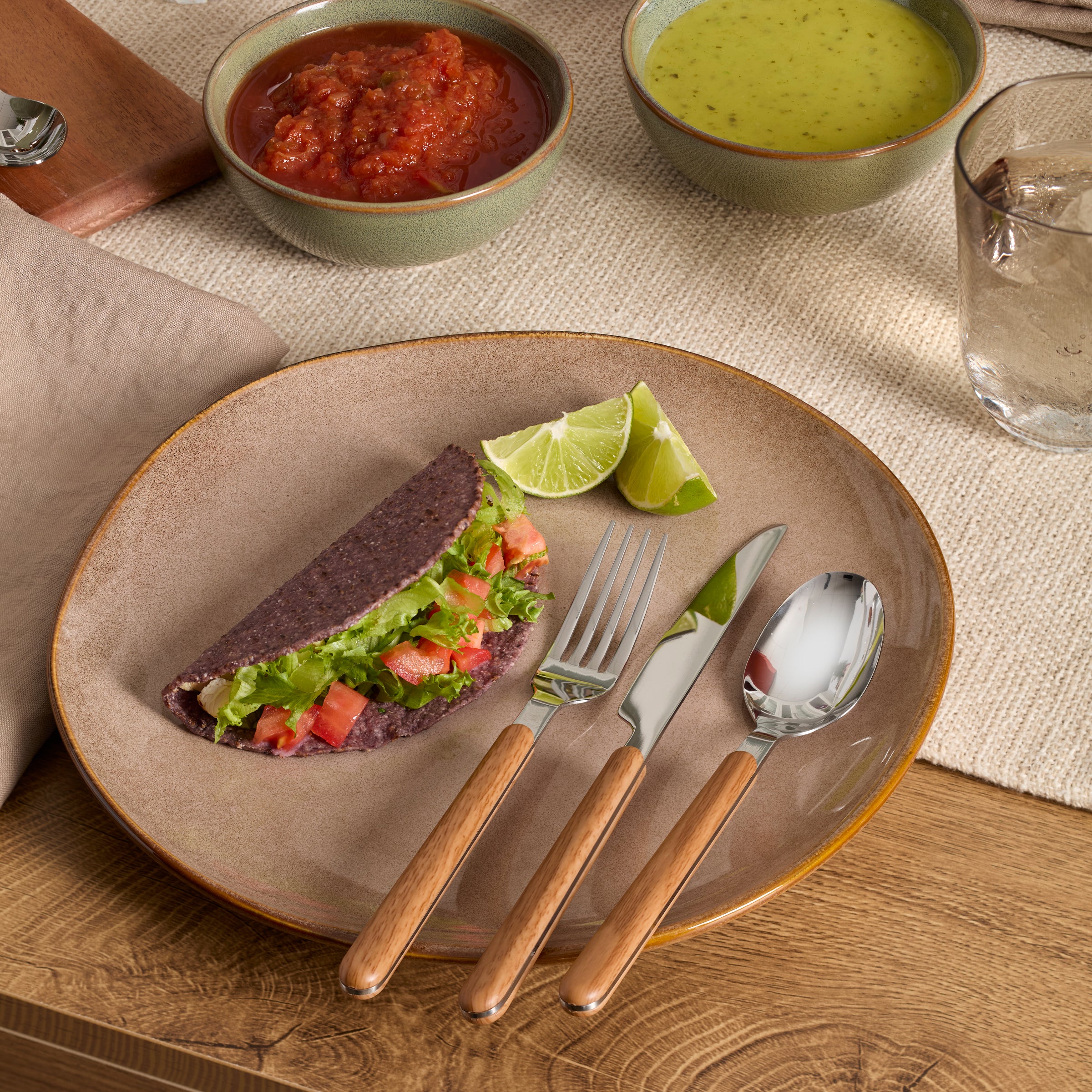 Organic Shades Clay 12-Piece Dinnerware Set - Image 4
