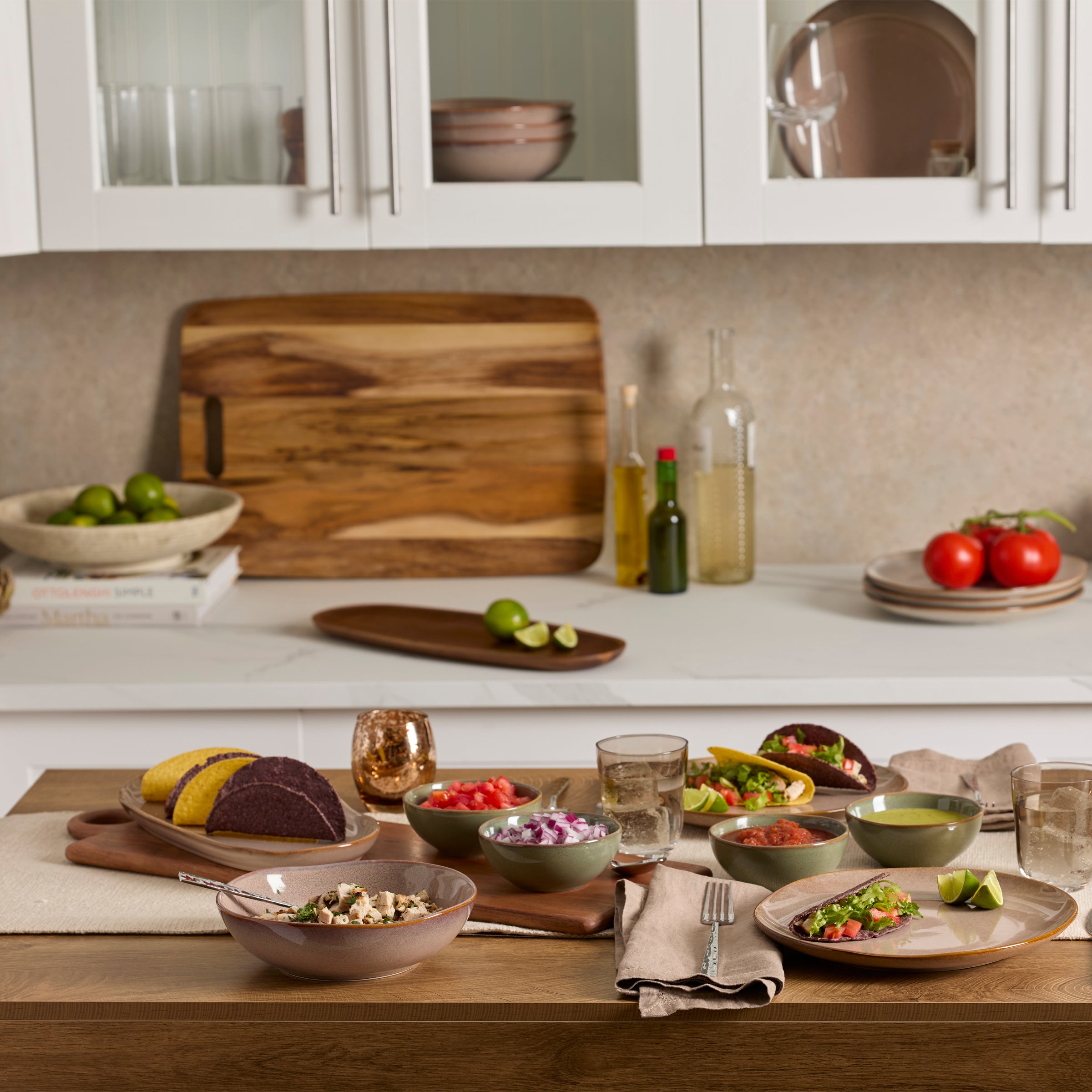 Organic Shades Clay 12-Piece Dinnerware Set - Image 8