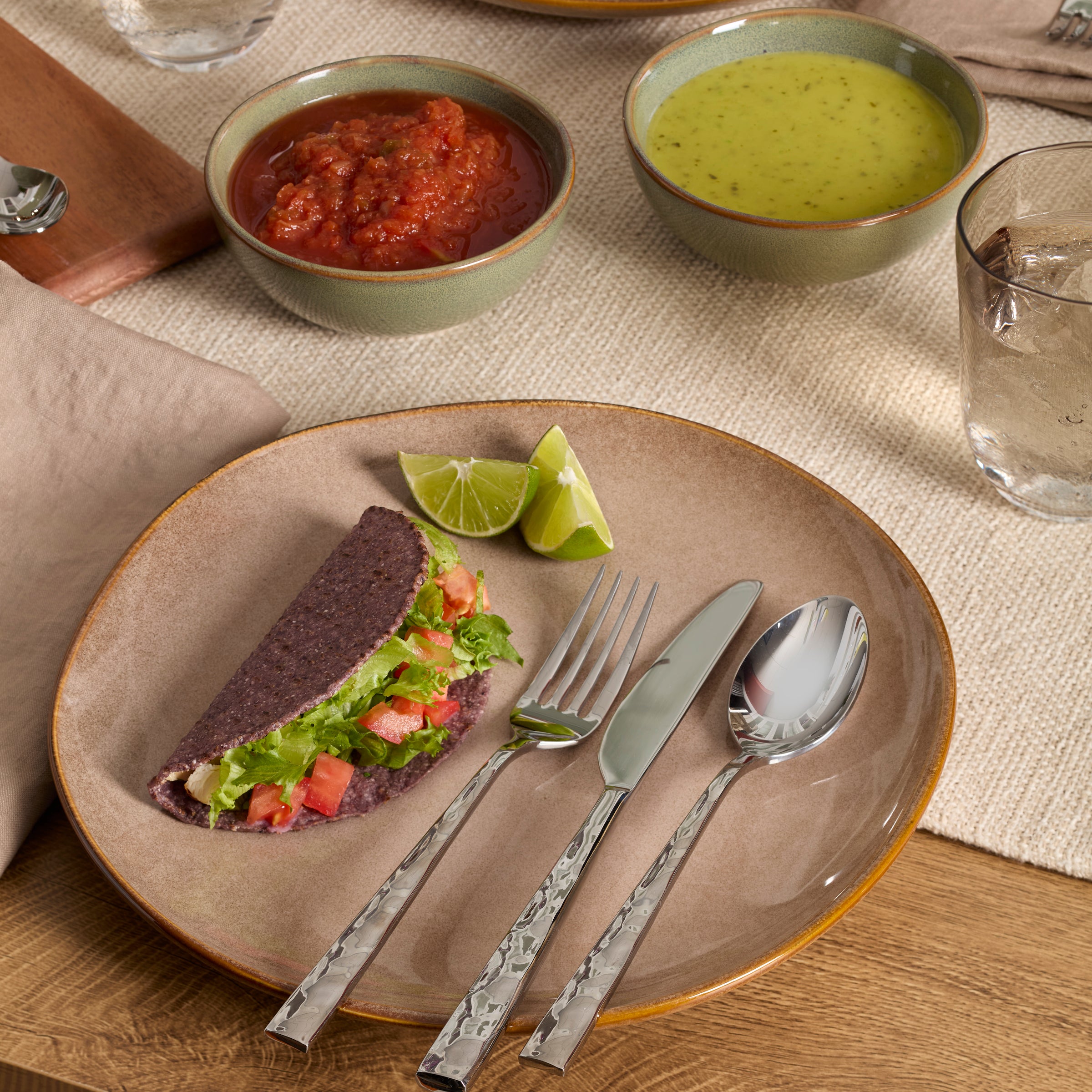 Organic Shades Clay 12-Piece Dinnerware Set - Image 7