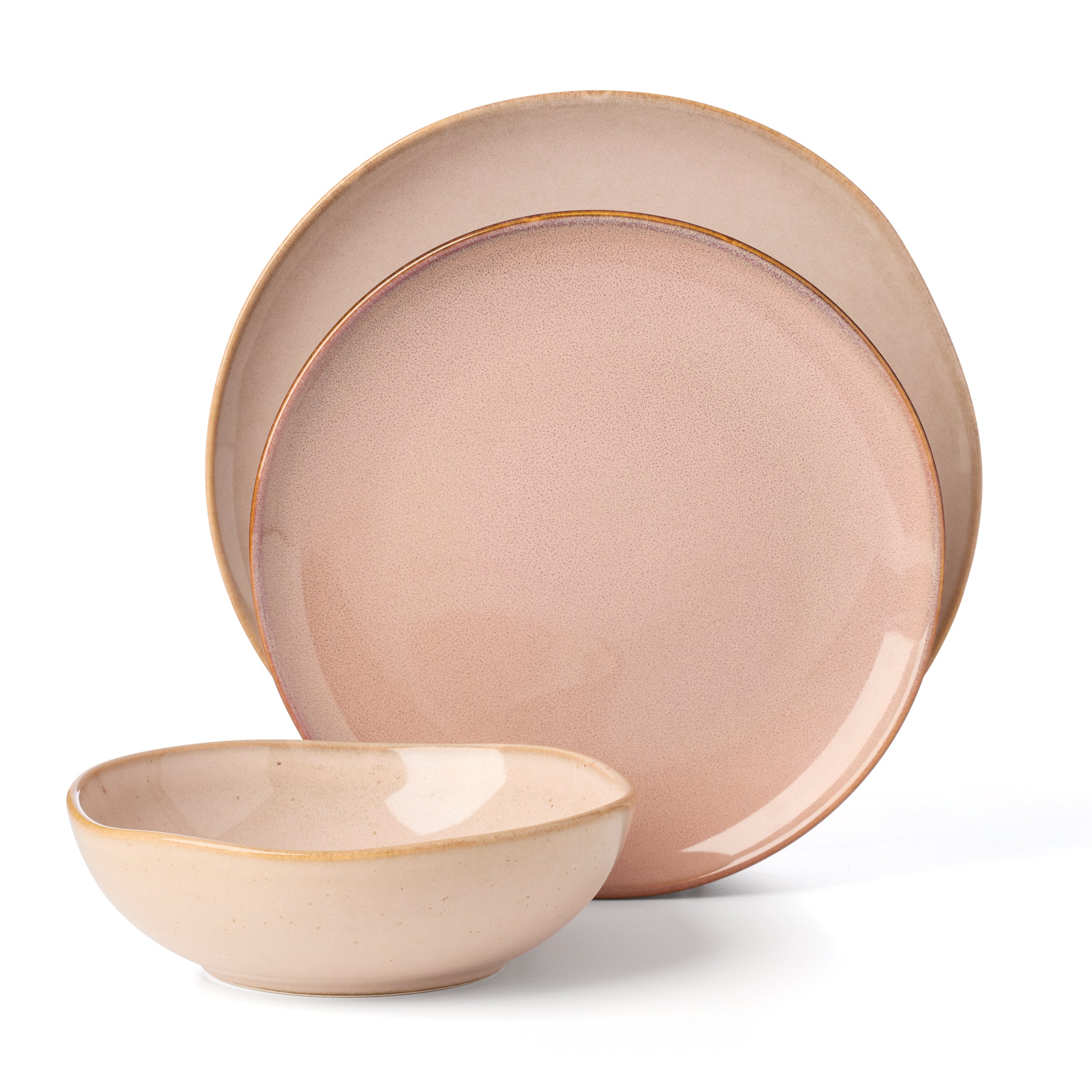 Organic Shades Clay 12-Piece Dinnerware Set - Image 13