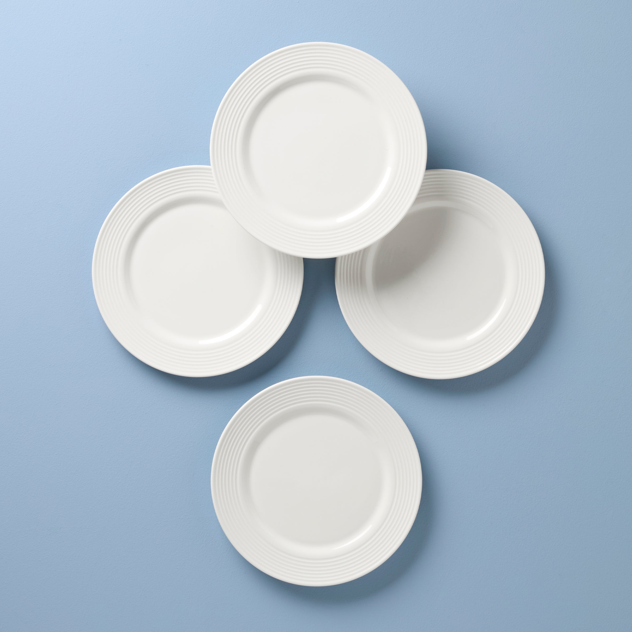 Tin Can Alley Accent Plates. Set of 4
