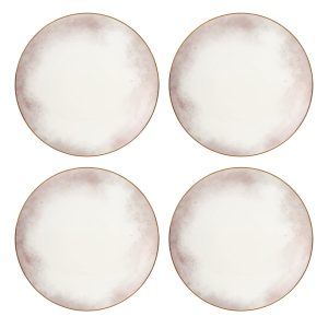 Trianna Salaria Coupe Dinner Plates. Set of 4