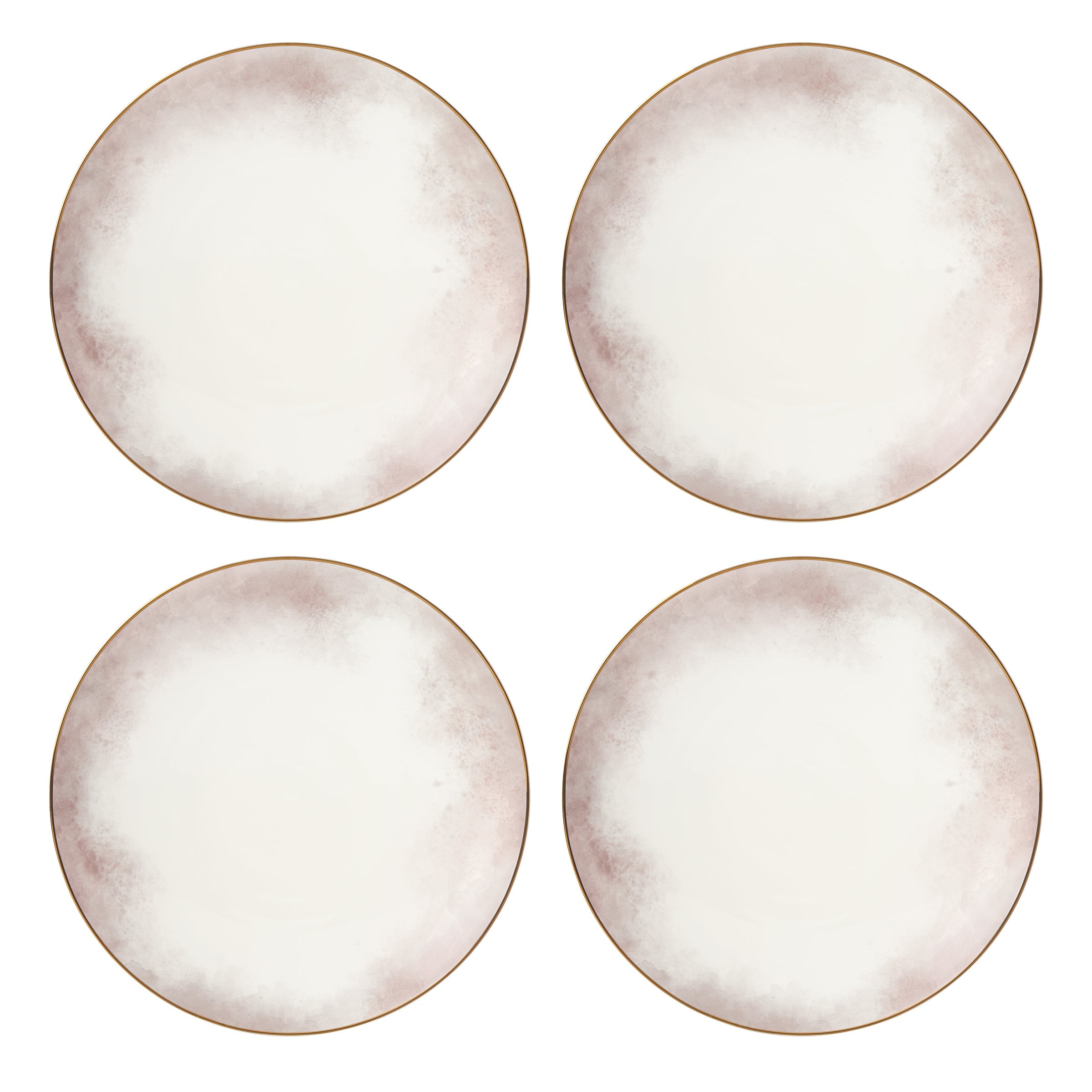 Trianna Salaria Coupe Dinner Plates. Set of 4
