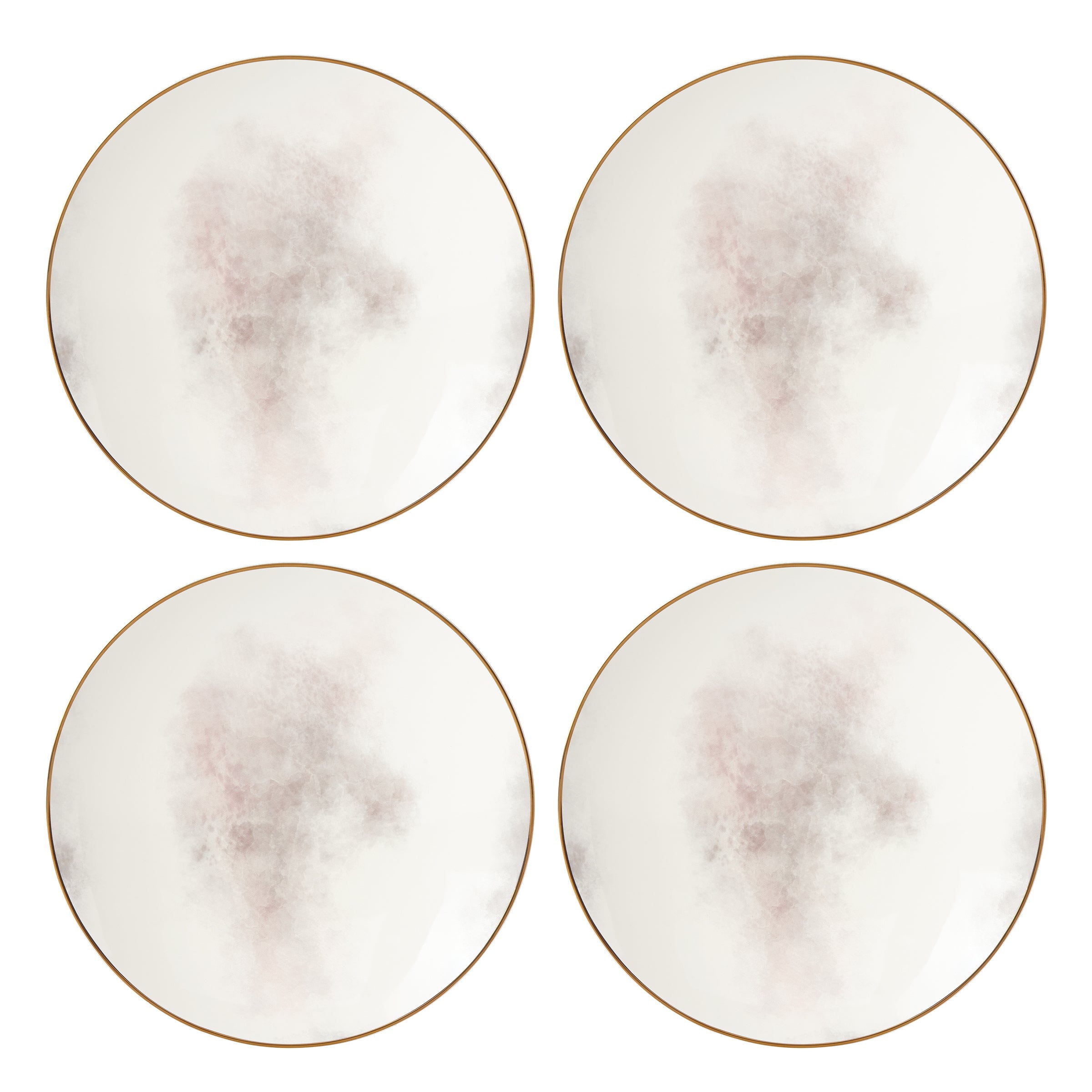 Trianna Salaria Coupe Salad Plates. Set of 4