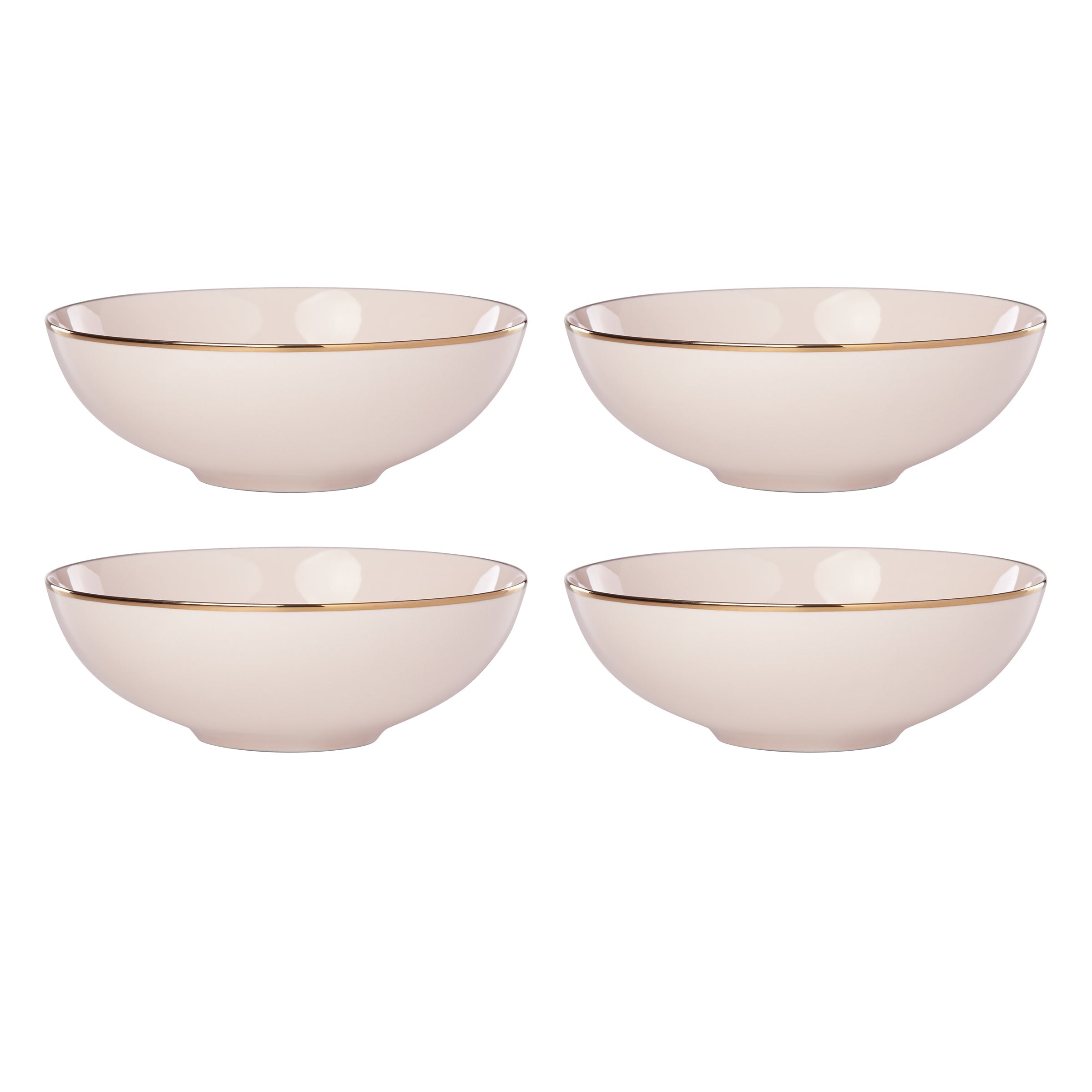Trianna Blush All-Purpose Bowls. Set of 4