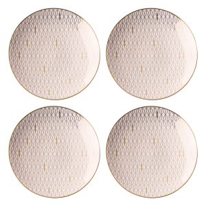 Trianna Blush Salad Plates. Set of 4