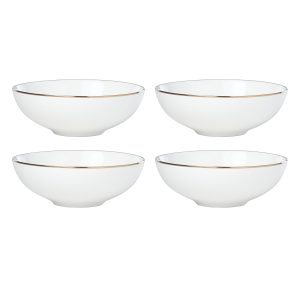 Trianna White All-Purpose Bowls. Set of 4