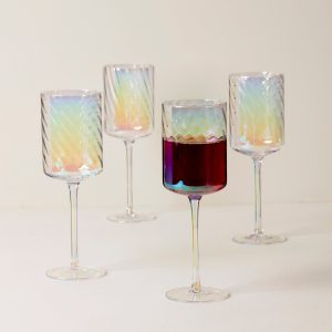 Alternative view of Tuscany Classics Iridescent Red Wine Glasses. Set of 4