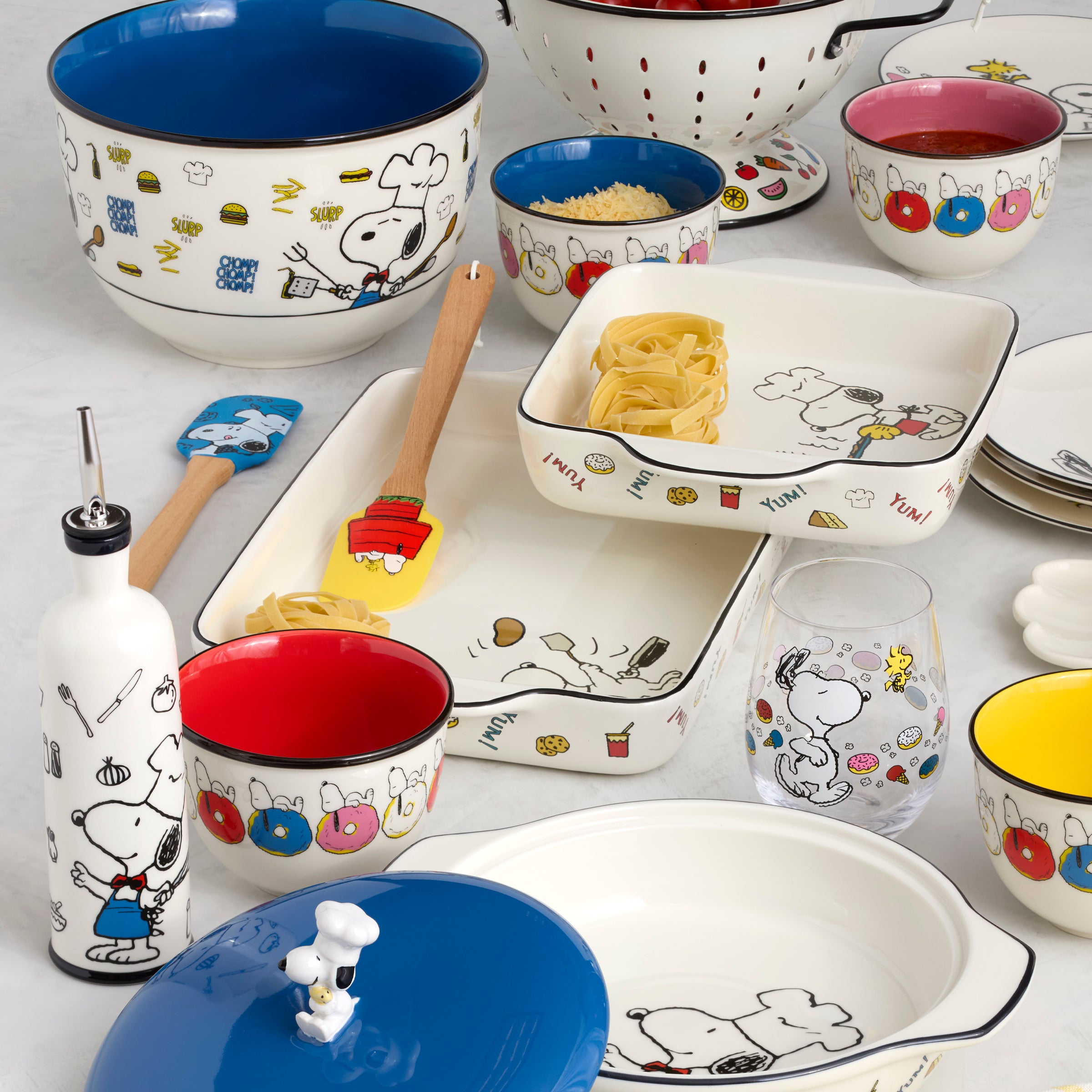 Chef Snoopy Covered Casserole Dish - Image 3
