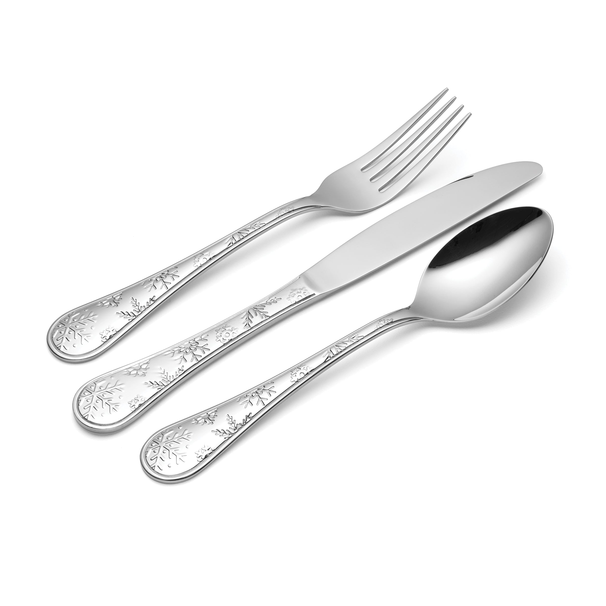 Snowflake Wishes 12-Piece Flatware Set - Image 6