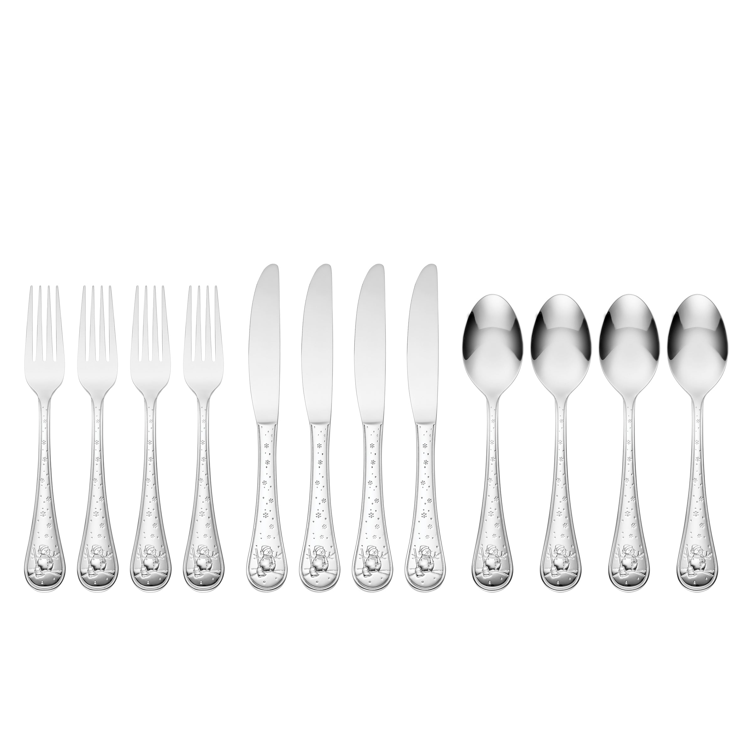 Snowman 12-Piece Flatware Set - Image 2